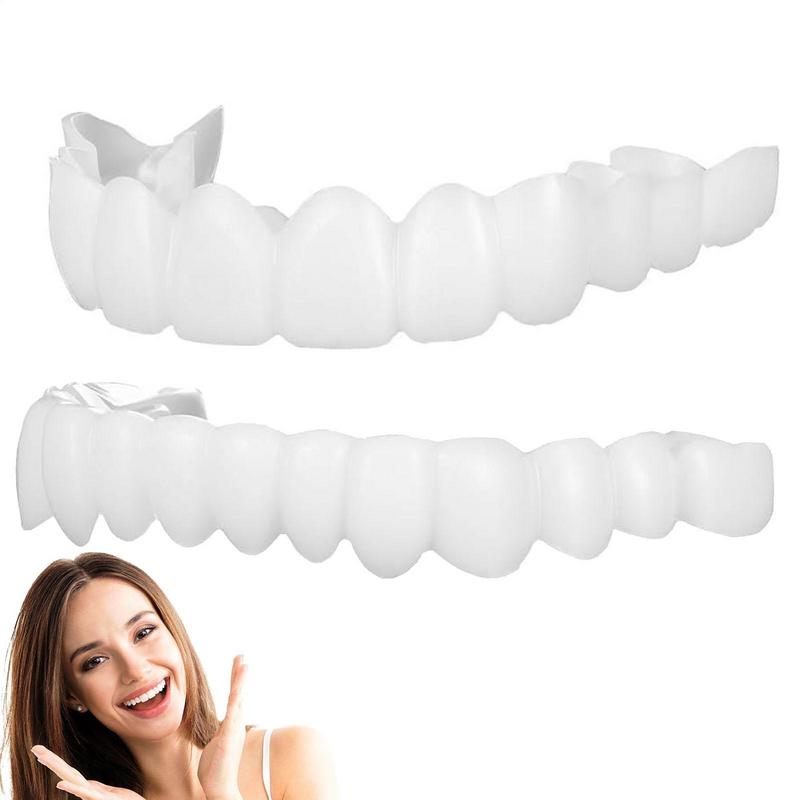 Teeth Whitening Mask - 스냅온 치아 베니어, 즉각적인 실리콘 스마일