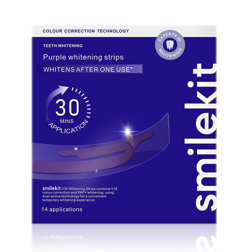Teeth Whitening Quotes - ﻿ 스마일킷 치아 미백 스트립 퍼플