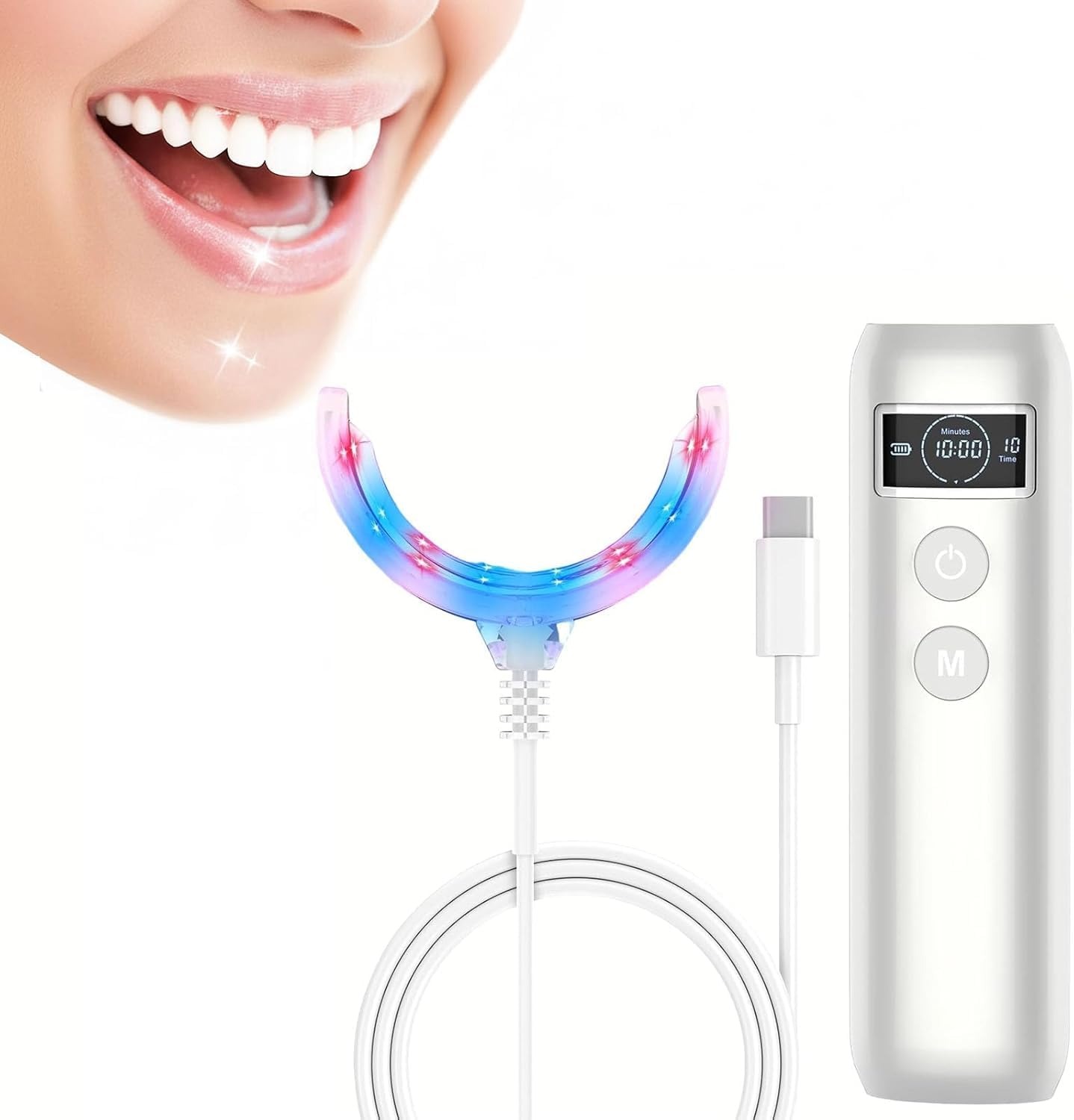 Teeth Whitening Accelerator - 치아 미백 가속기 램프 블루&레드 라이트