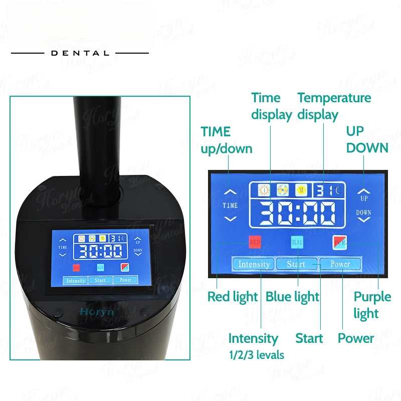 80W 리프트형 치과용 냉광 램프 블루 컬러 터치스크린 - Teeth Whitening Accelerator 리뷰 및 가격