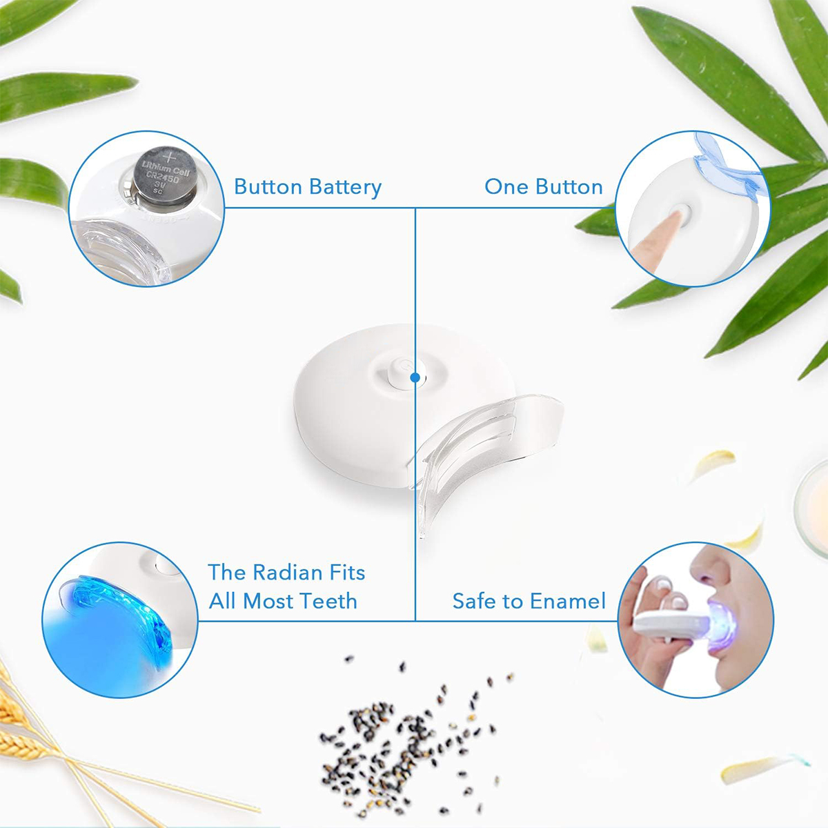 치아 미백 키트 - 35% 카바마이드 과산화물, 입 트 - Teeth Whitening Kit With Light 리뷰 및 가격