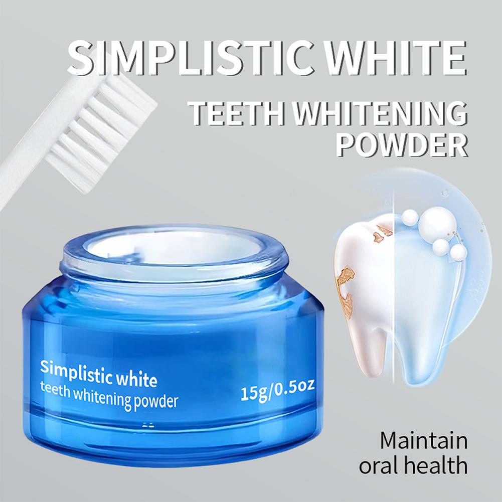 심플한 화이트닝 치아 미백 파우더 얼룩 제거 치아 파우 - Teeth Whitening Quotes 리뷰 및 가격