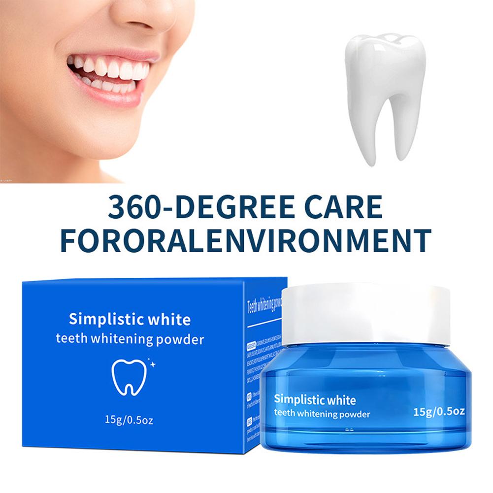 심플한 화이트닝 치아 미백 파우더 얼룩 제거 치아 파우 - Teeth Whitening Quotes 리뷰 및 가격