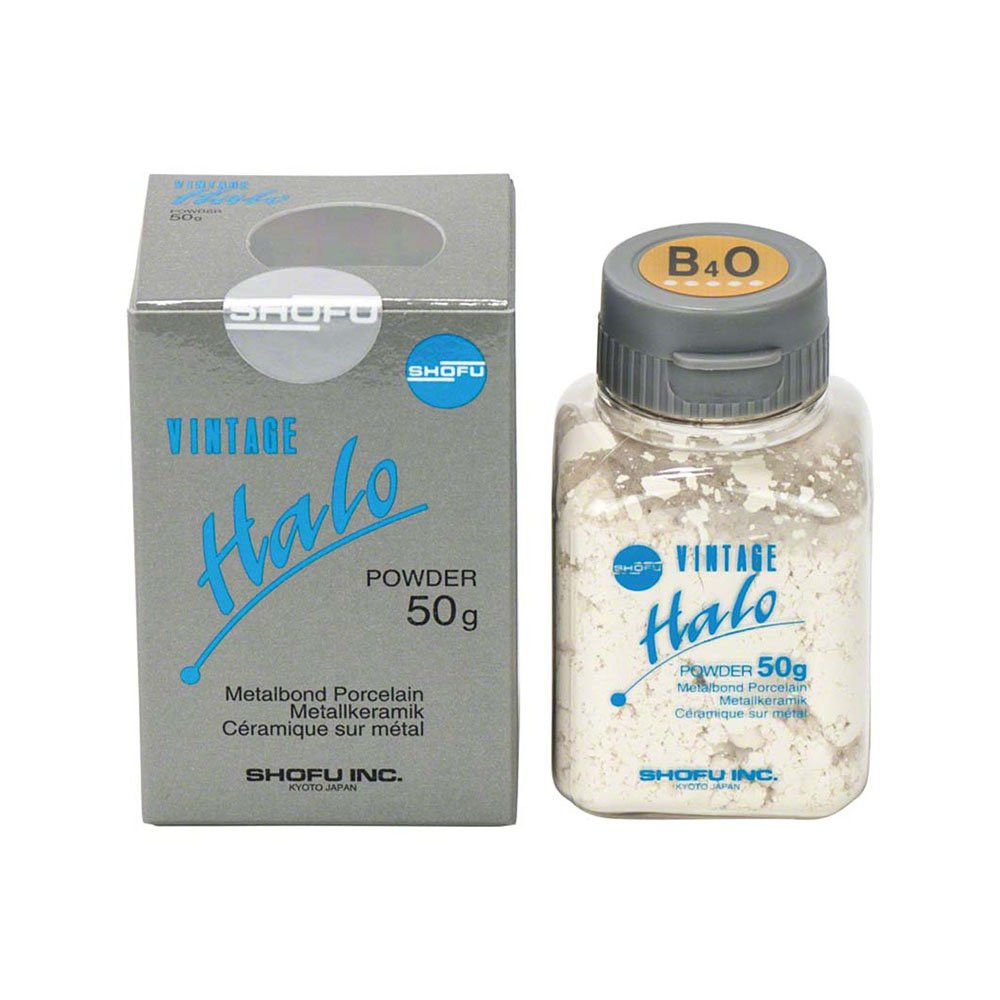 치과 금속 분말 Shofu 빈티지 헤일로 분말 50g  - Teeth Whitening Quotes 리뷰 및 가격
