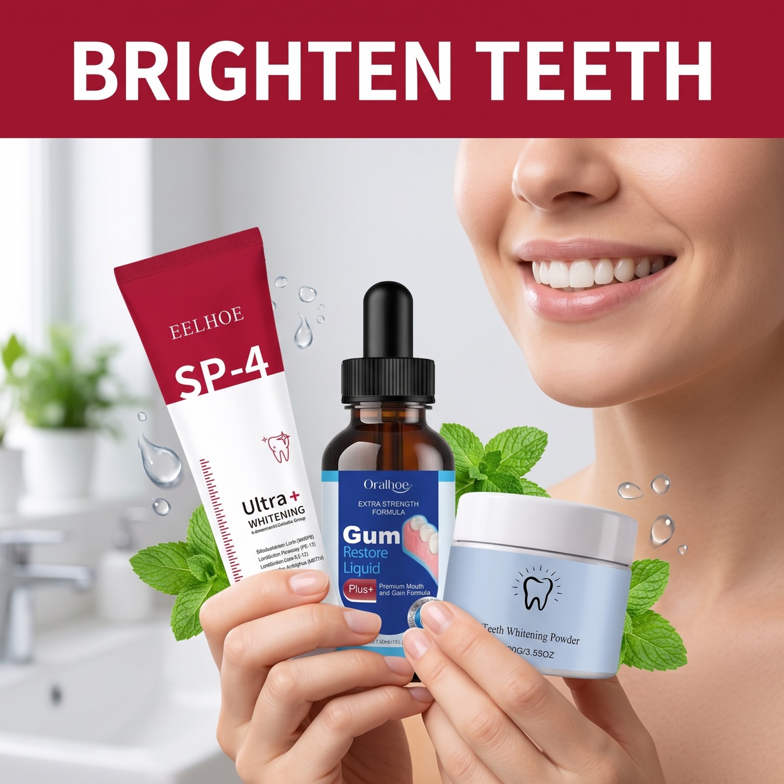 구강 관리 콤보 세트 미백 치약 구강청결제 치아 미백  - Teeth Whitening Quotes 리뷰 및 가격