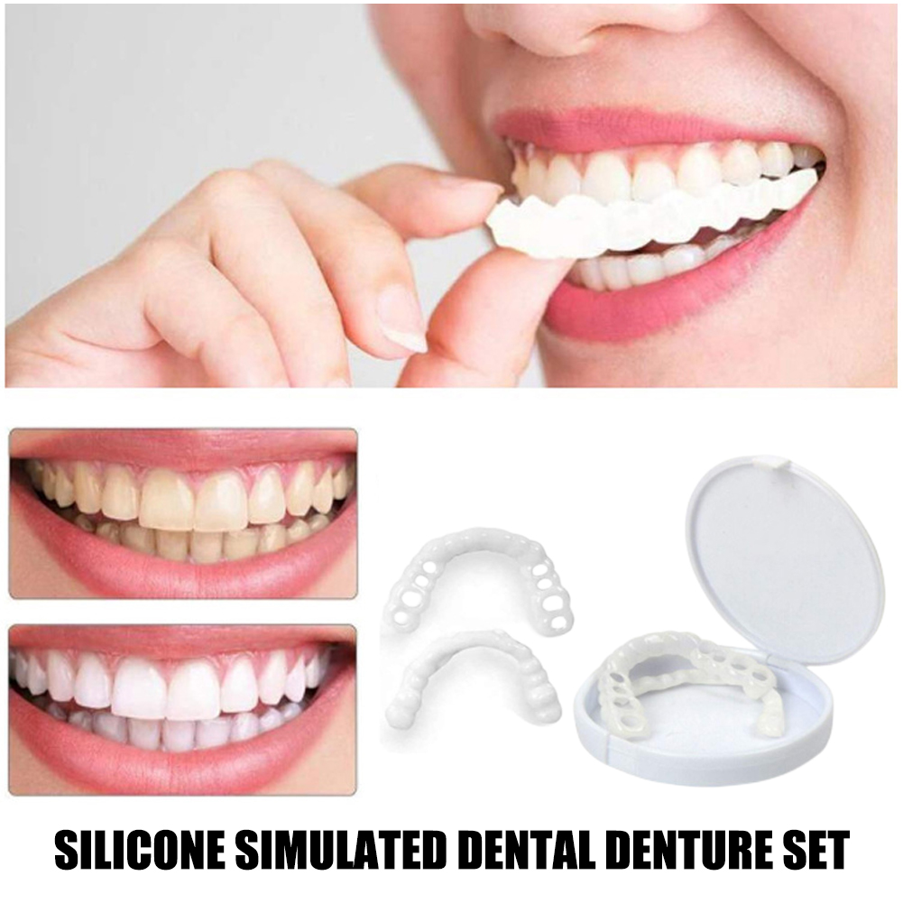 4-6 쌍 상부 및 하부 턱 틀니 틀니 치아 틀니 관리 - Teeth Whitening Mask 리뷰 및 가격