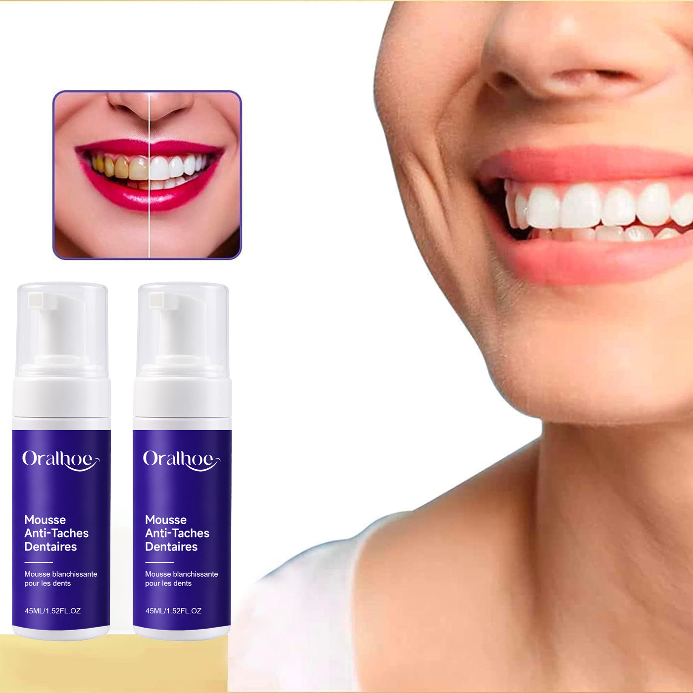 퍼플 포밍 치아 미백 치약 에나멜 안전 진주 화이트 폼 - Teeth Whitening Routine 리뷰 및 가격