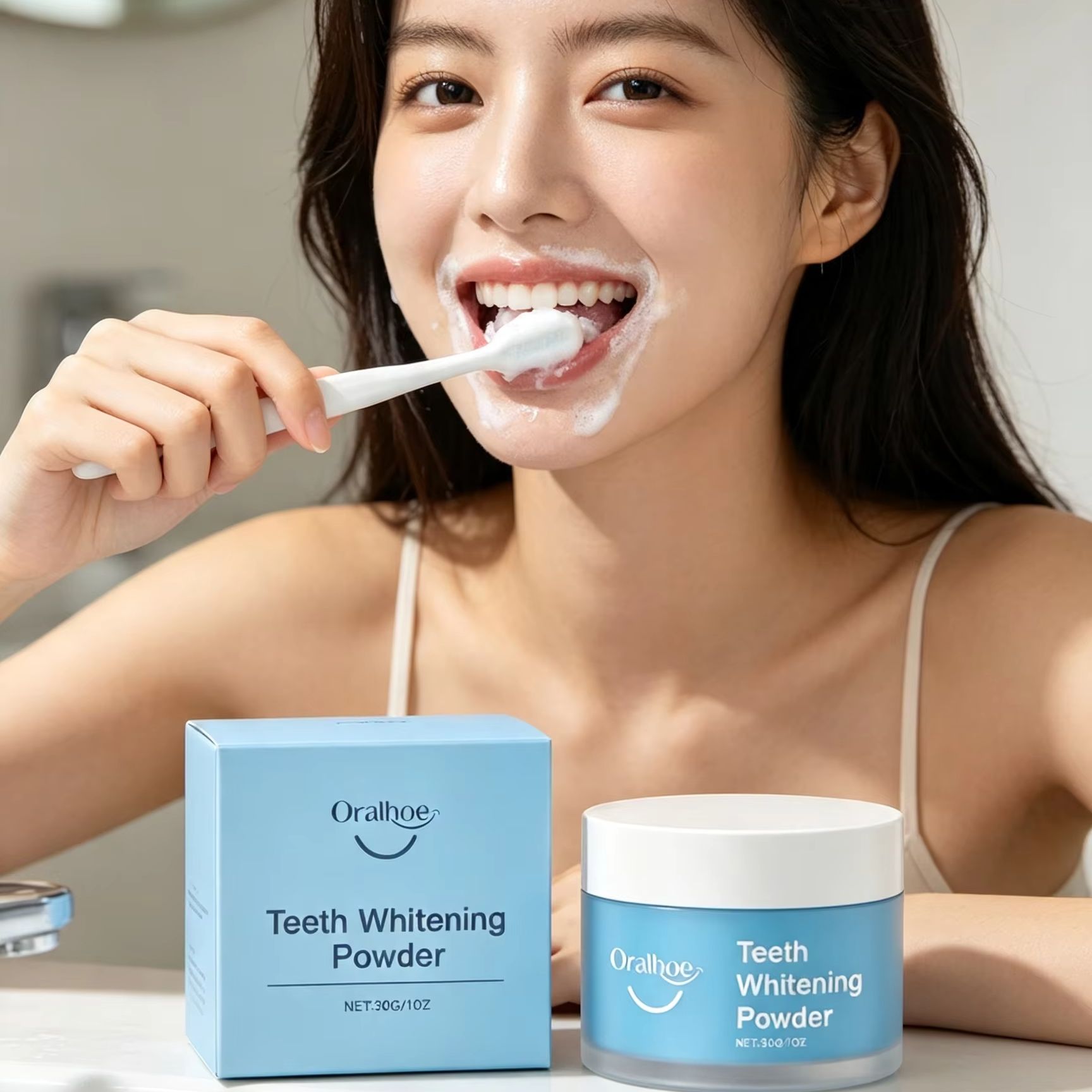오랄호 치아 미백 파우더, 치아 얼룩 제거, 딥 클리닝 - Teeth Whitening Quotes 리뷰 및 가격