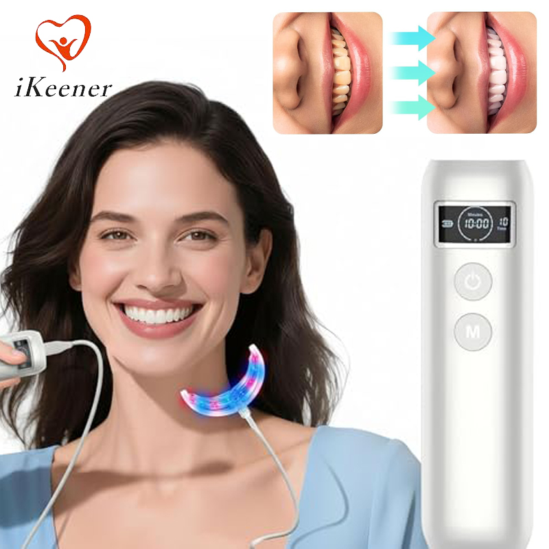 치아 미백 촉진기 16 LED 레드 블루 강화 조명 트 - Teeth Whitening Kit With Light 리뷰 및 가격