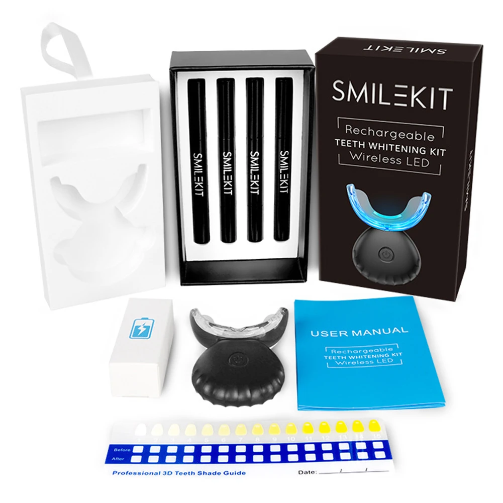 치과 치아 미백 키트 미니 16 LED 콜드 라이트 3 - Teeth Whitening Kit With Light 리뷰 및 가격
