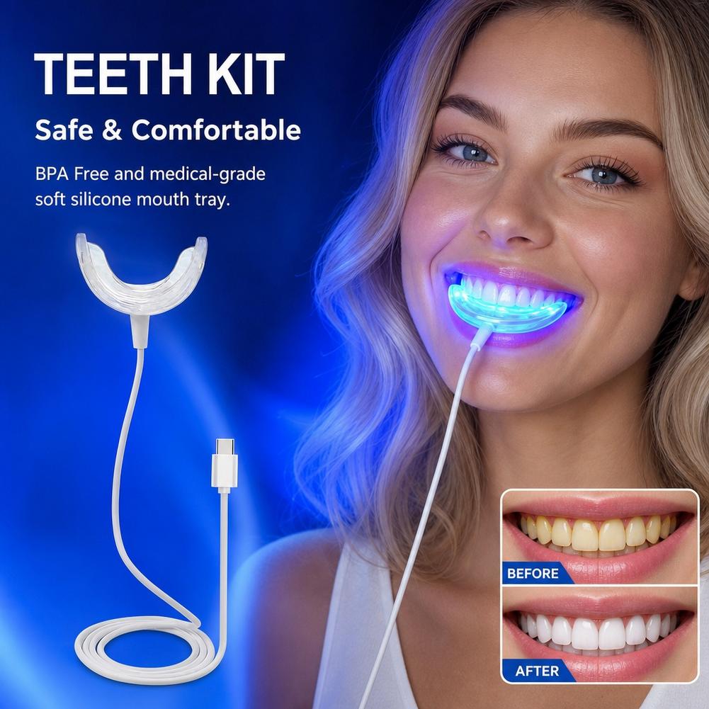 치아 미백 촉진기 스마트 LED 블루 라이트 휴대용 U - Teeth Whitening Accelerator 리뷰 및 가격
