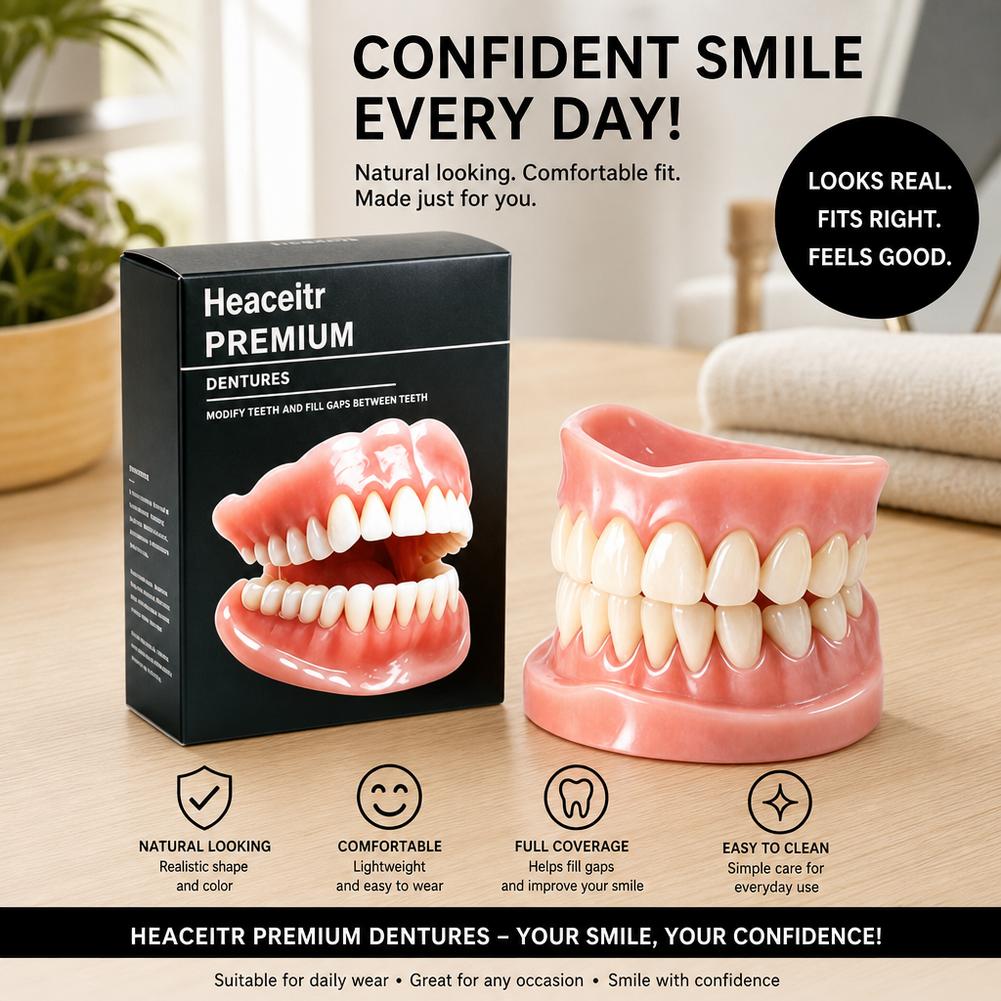 성인용 실리콘 틀니 풀세트 – 자연스러운 상하부 인조치 - Teeth Whitening Instant 리뷰 및 가격
