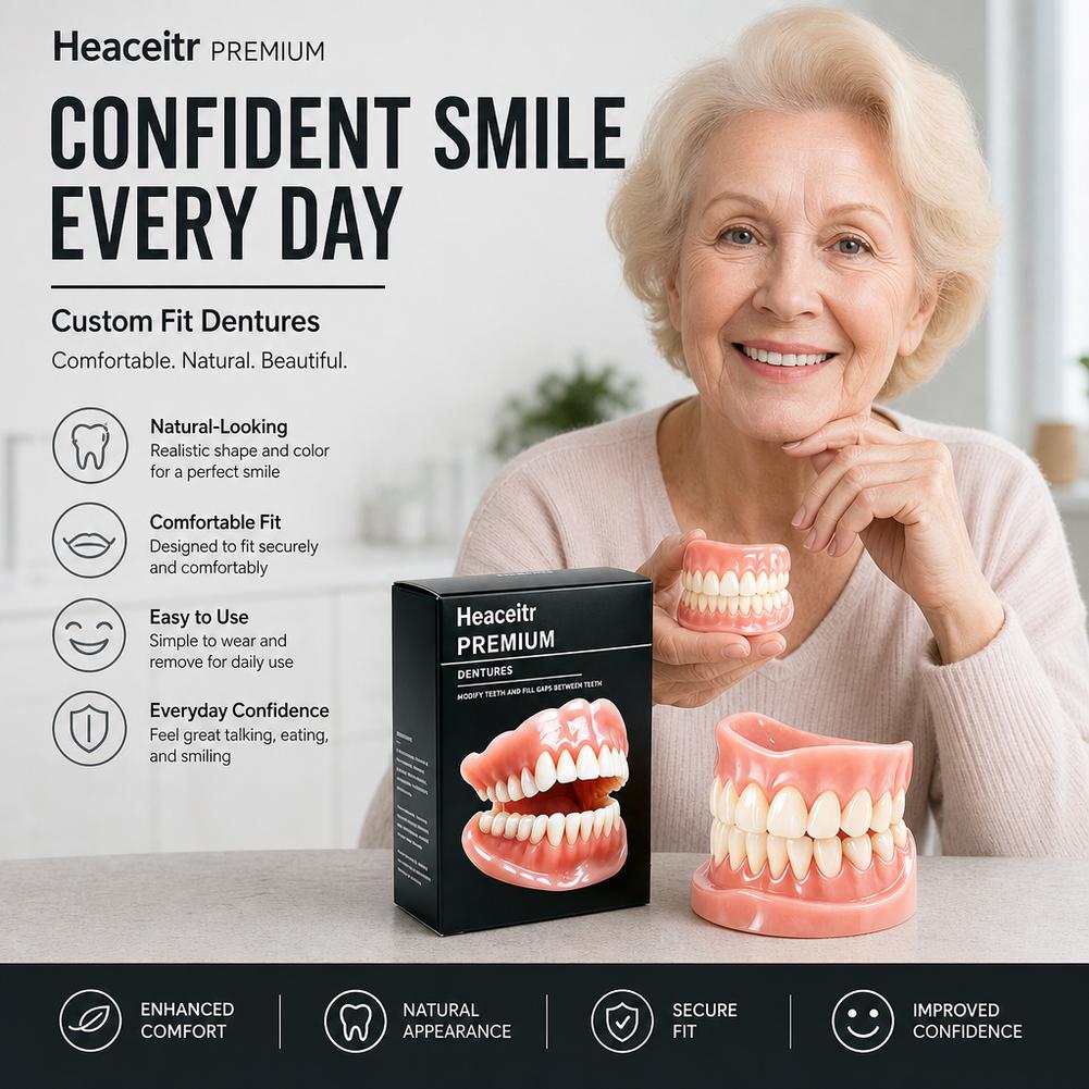 성인용 실리콘 틀니 풀세트 – 자연스러운 상하부 인조치 - Teeth Whitening Instant 리뷰 및 가격