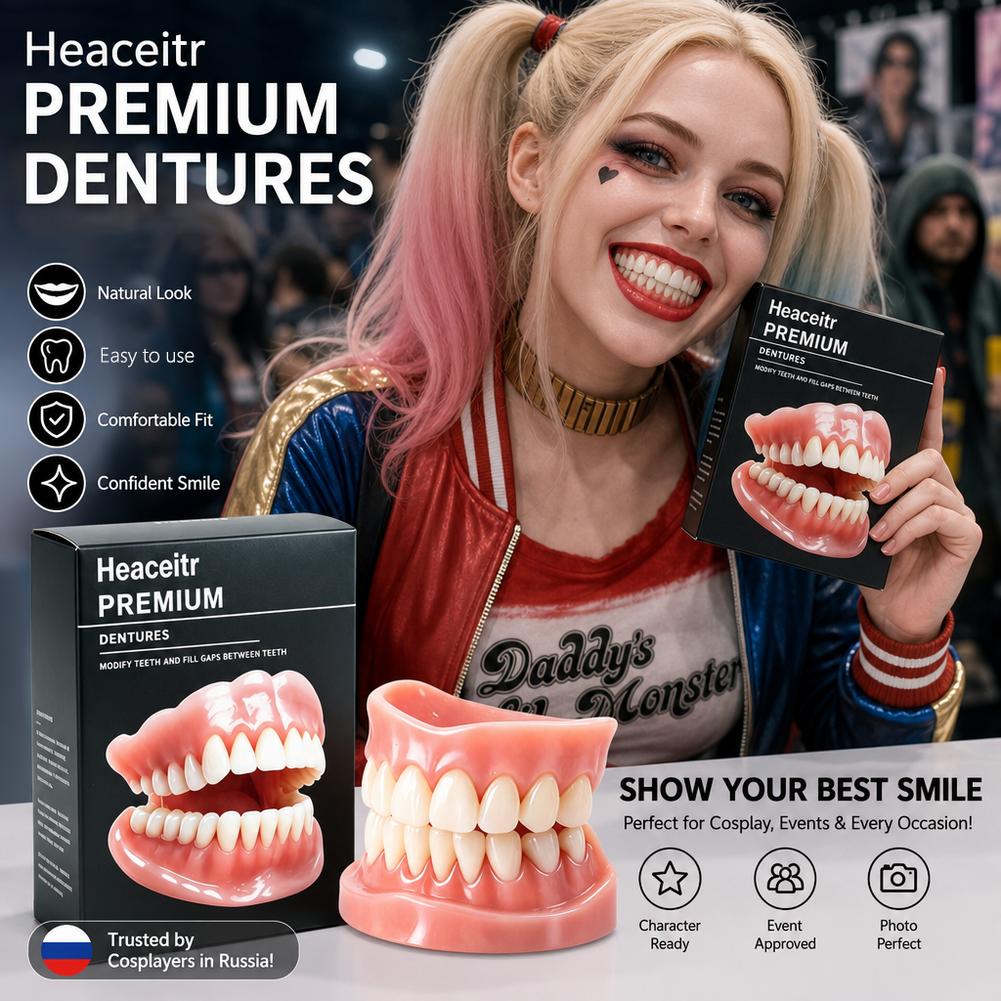 성인용 실리콘 틀니 풀세트 – 자연스러운 상하부 인조치 - Teeth Whitening Instant 리뷰 및 가격