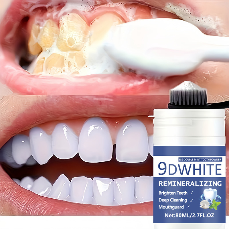 9D 퍼플 치아 미백 파우더 80ml 딥 클리닝 치아  - Teeth Whitening Usa 리뷰 및 가격