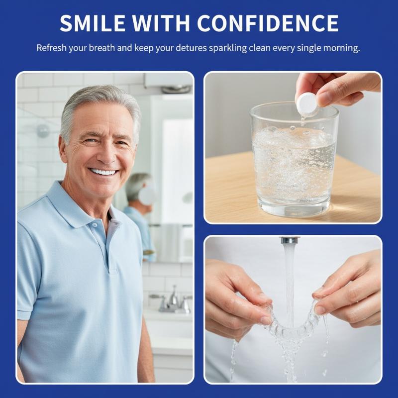 구강 관리 틀니 세척 정제, 강력한 얼룩 제거, 틀니  - Teeth Whitening Usa 리뷰 및 가격